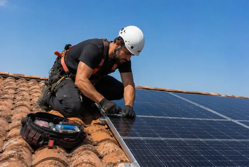 Maintenance et monitoring de panneaux solaires à Montalieu-Vercieu